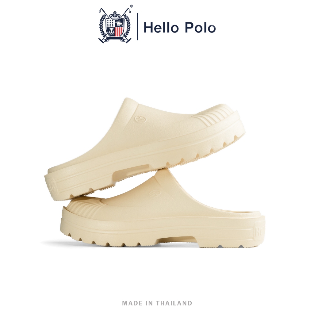 Hello Polo รองเท้าเปิดส้น รองเท้าแตะสวมแบบแฟชั่น สำหรับผู้ชาย นุ่มสบาย กันน้ำ กันลื่น Size 40-45 รุ่น HP8045