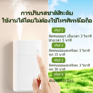 🏆nimin/เครื่องพ่นอโรม่า ชาร์จใหม่ได้ เครื่องพ่นน้ำหอมอัตโนมัติ น้ำหอมปรับอากาศในบ้าน ดับกลิ่น กระจายน้ํามันหอมระเหย 45ml