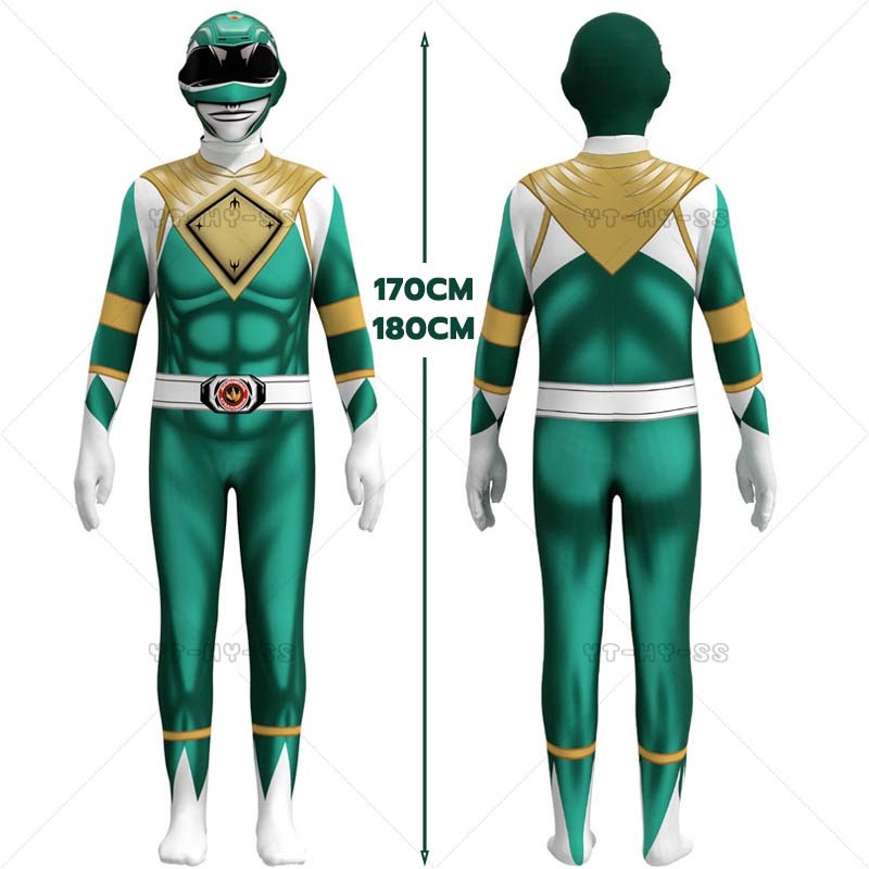 【พร้อมส่งในไทย】ชุดโอเรนเจอร์ ชุดฮีโร่ ชุดจั๊มสูทคอสเพลย์ คอสเพลย์ ซูเปอร์ฮีโร่ สําหรับผู้ใหญ่ และเด็ก - รูปที่ 3