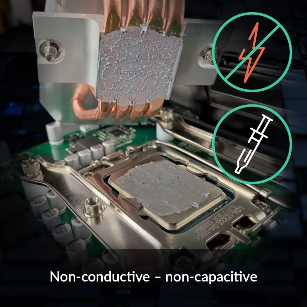 Arctic Silicone MX-6 Thermal Compound 4 กรัม  mx4 ซิลิโคนระบายความร้อน ลดความร้อนอย่างดี cpu gpu