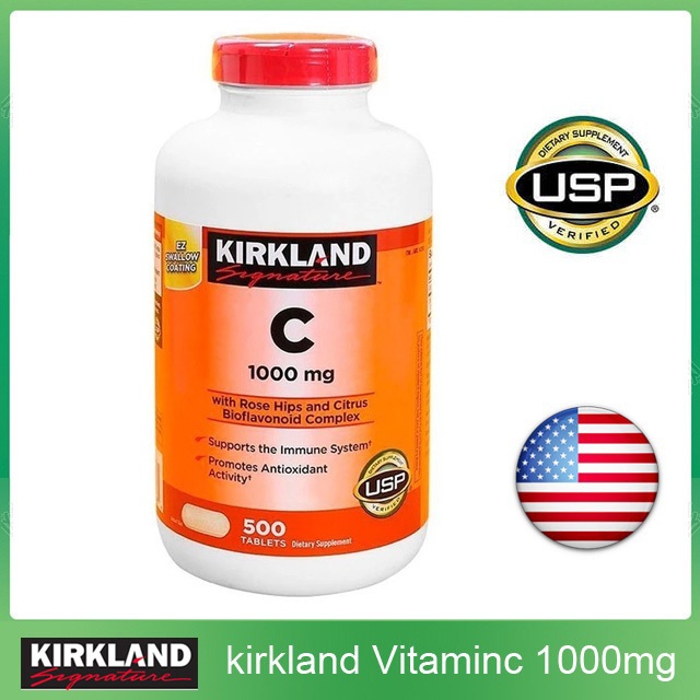 (Exp.05/2029)Kirkland Signature Vitamin C 1000 mg., 500 Tablets