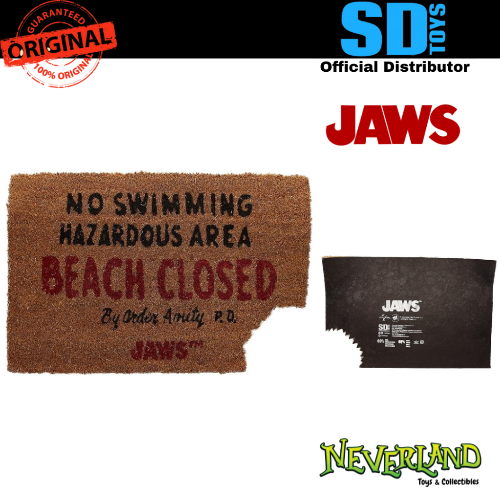 (SD Toys) Jaws Beach Closed Doormat