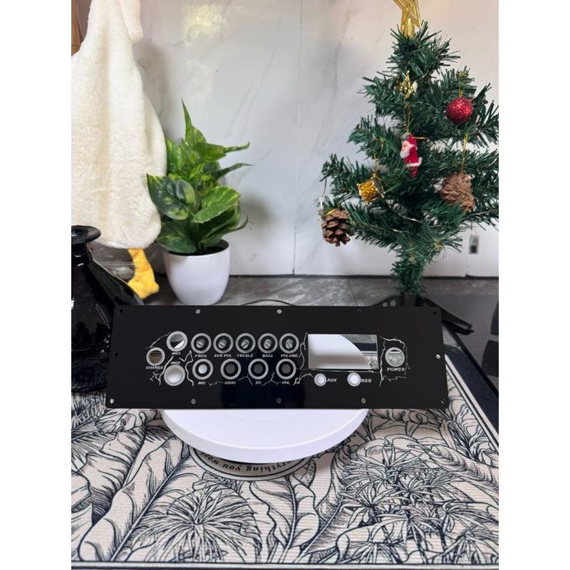 เพลทไฟลำโพงบลูทธู ปรีไมค์ZK-AMP (วัดดิจิตอล) B01