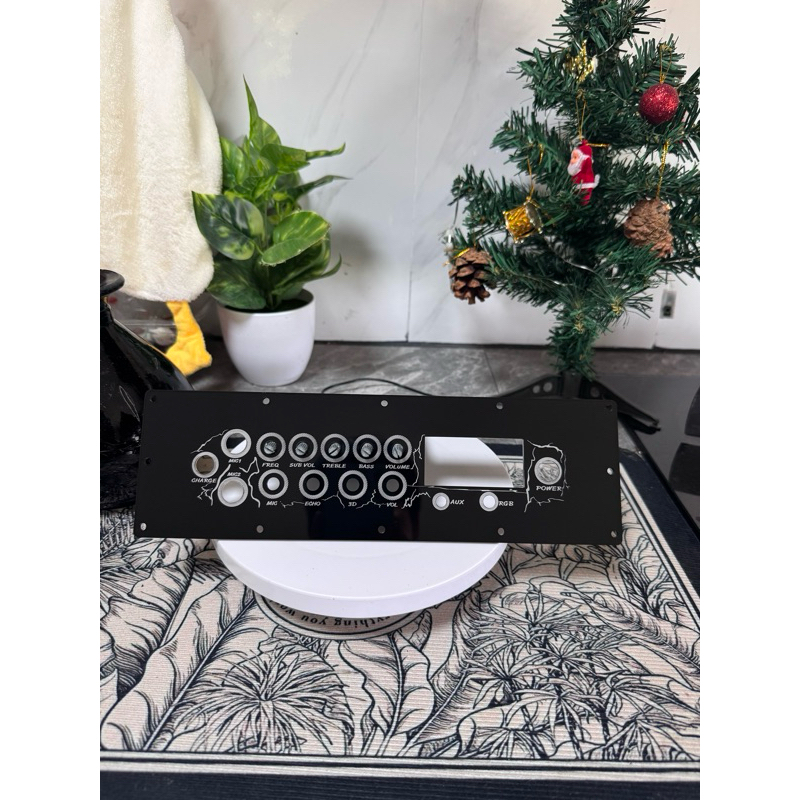 เพลทไฟลำโพงบลูทธู ปรีไมค์ZK-AMP (วัดดิจิตอล) B01