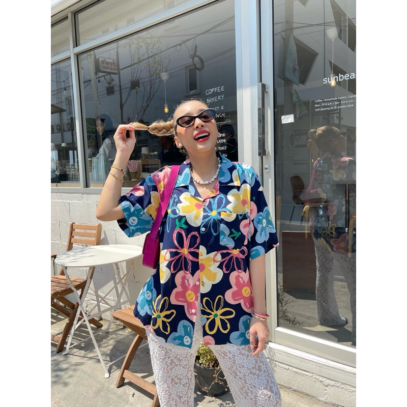 SUMMER SPUN HAWAII SHIRT ver.2🌼🌈✨ รูปที่ 5