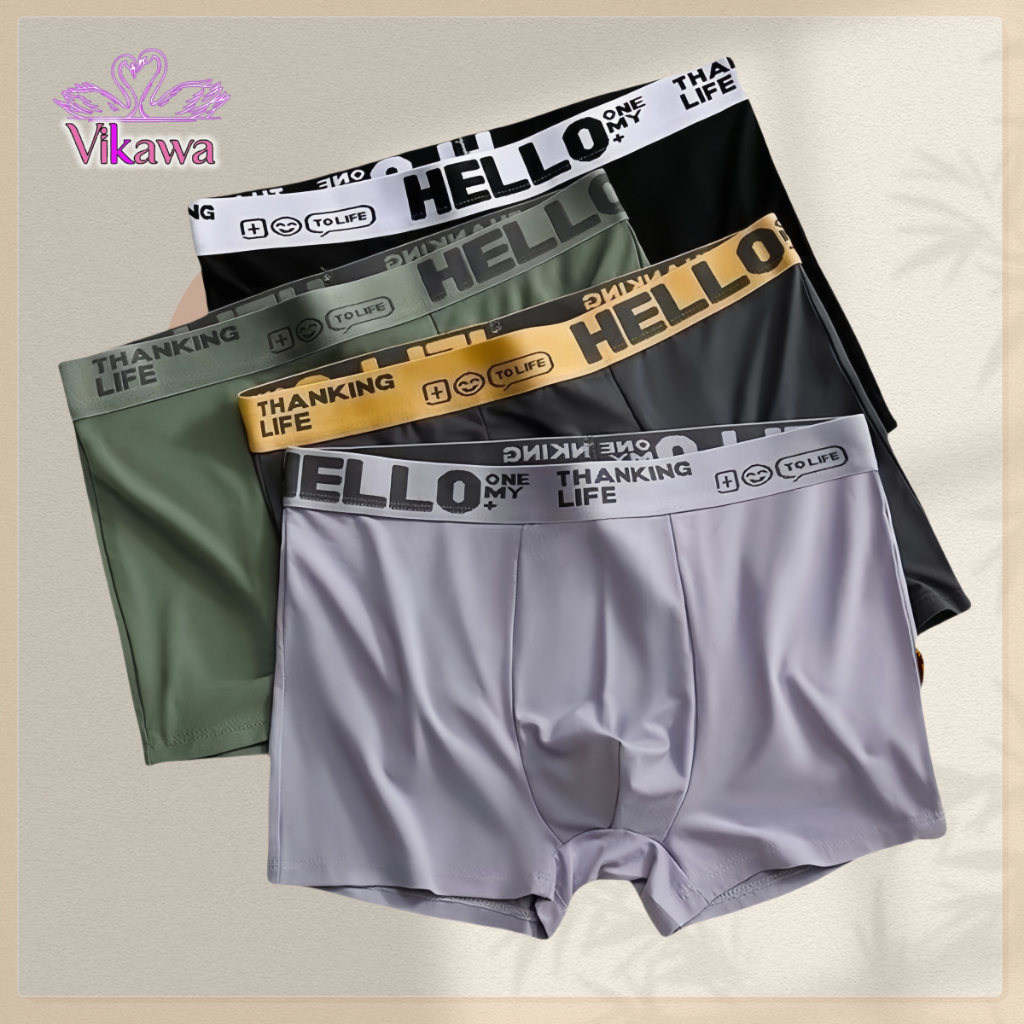 Preferred กางเกงใน hello กางเกงใน boxer ผู้ชาย ราคาถูก เสื้อเท่ห์ เนื้อผ้านิ่ม สวมใส่สบาย Men Underw
