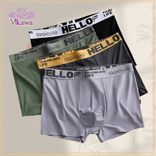 Preferred กางเกงใน hello กางเกงใน boxer ผู้ชาย ราคาถูก เสื้อเท่ห์ เนื้อผ้านิ่ม สวมใส่สบาย Men Underwear