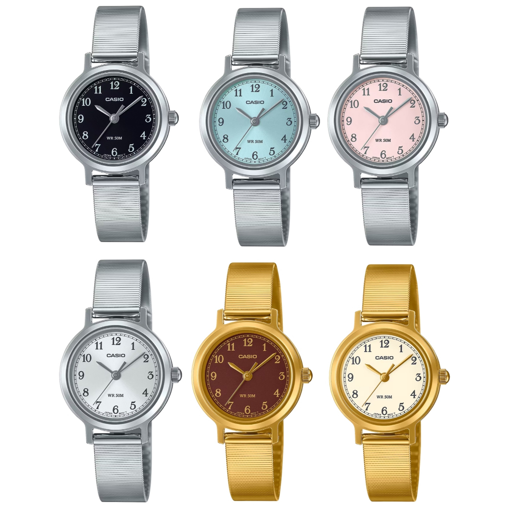 NEW Casio Vintage (กล่องขาว) นาฬิกา	LTP-B170D-1B แท้ศูนย์ไทย 1 ปี