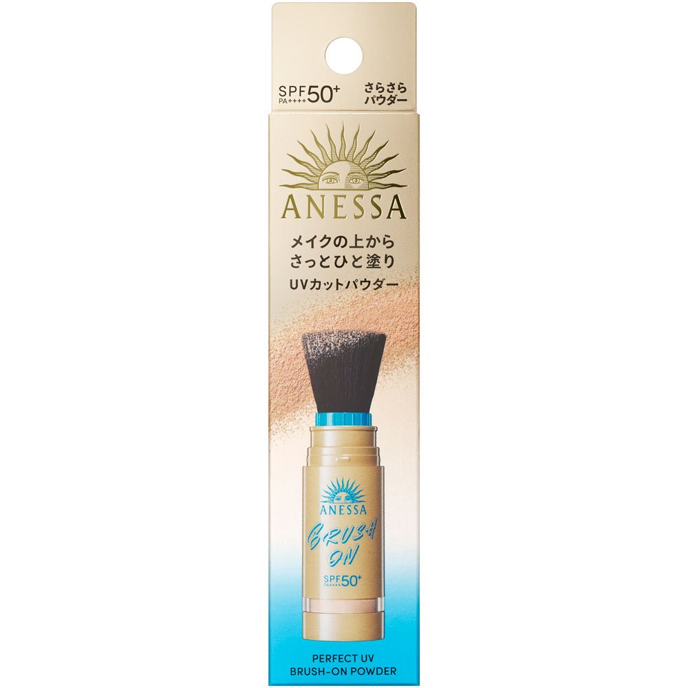 Perfect UV Brush-on Powder Anessa Sunscreen with Integrated Brush ทาง่าย กันแดด แป้ง UV ~NEW 2025~
