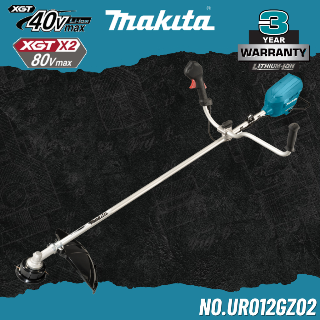 MAKITA เครื่องตัดหญ้าไร้สาย 80V ปรับความเร็วได้ 3 ระดับ No.UR012GZ02 (เฉพาะตัวเครื่อง)