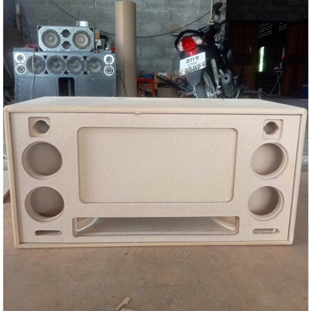 ตู้ลำโพง 6.5นิ้ว2ดอกกลาง3นิ้ว4ดอกแหลม2นิ้ว2ดอก(ไม้MDF15mm)