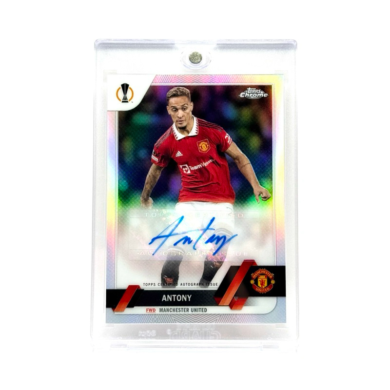 Topps Chrome UCC 22/23 Antony Manchester United Chrome Autograph(2)