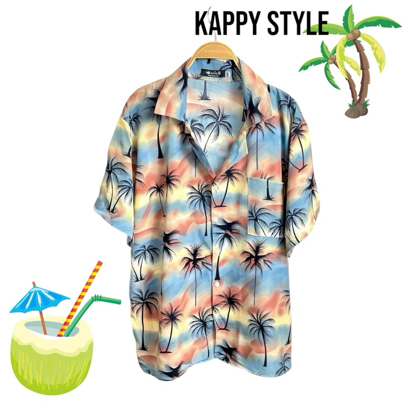 ผ้าใหม่อิตาลี เสื้อเชิ้ตฮาวาย เสื้อสงกรานต์ เสื้อลายดอก ผ้าใหม่อิตาลี