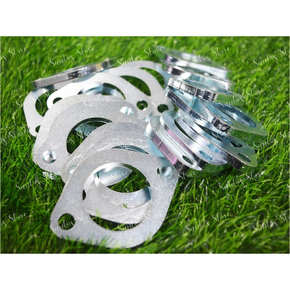 แป้นปากท่อ เหล็กชุปซิงค์  (เหมาะสำหรับรถโมโตครอส,รถวิบาก KR, DT100,DT125 ,DT175)