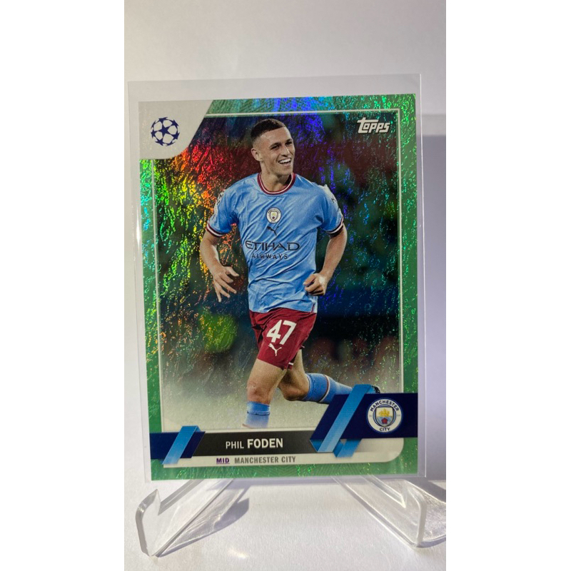 การ์ดนักฟุตบอล Phil Foden Manchester City TOPPS 2023