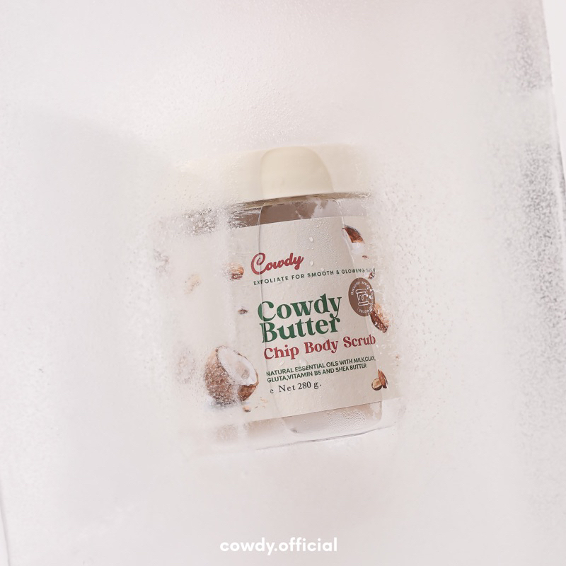 (โปรสายตุน 5 กระปุกราคาโปร) สครับคาวดี้ 🥨🥛cowdy butter chip 250g. 5 กระปุก