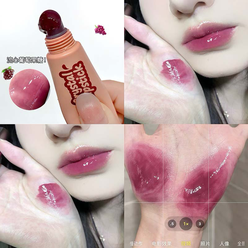 NO.CP292 Crystal Lipstick ลิปสติก ลิปกลอส ติดทนนาน ให้ความชุ่มชื้น ราคา ถูกที่สุด ดีลบีเคเค แกลเลอรีภาพที่ 3