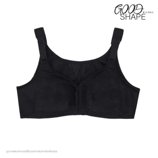 Wienna WIRELESS BRA DB47108 เสื้อชั้นใน Full Cup ไร้โครง ชุดชั้นใน แบบตะขอหน้า ไซซ์ใหญ่ สีเนื้อ สีดำ ทิวลิป คาร์เนชั่น