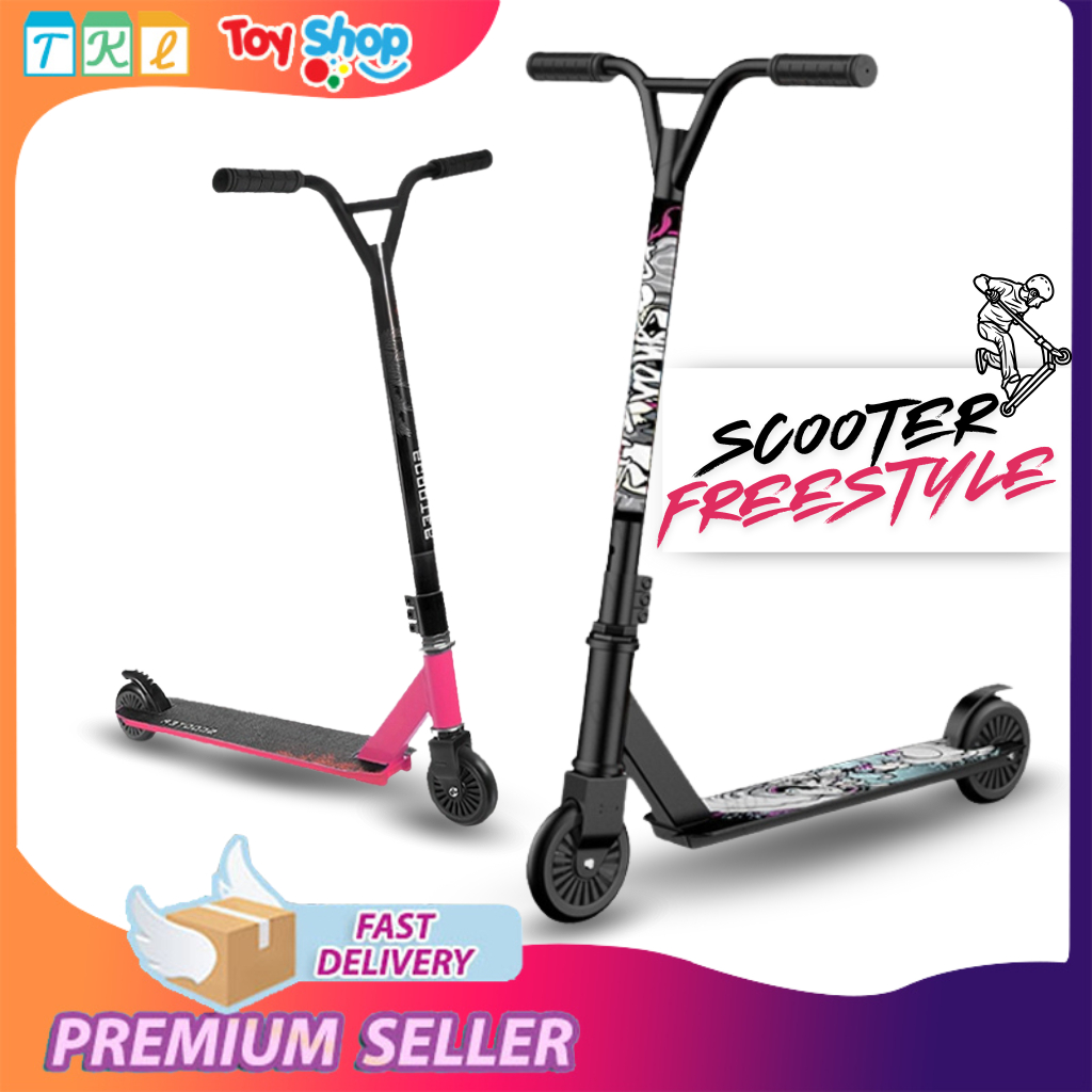 Scooter freestyle สกู๊ตเตอร์เล่นท่า สกู๊ตเตอร์ผาดโผน เหมาะสำหรับมือโปรเล่นท่า สกู๊ตเตอร์แนะนำ สกู๊ตเตอร์แข็งแรง