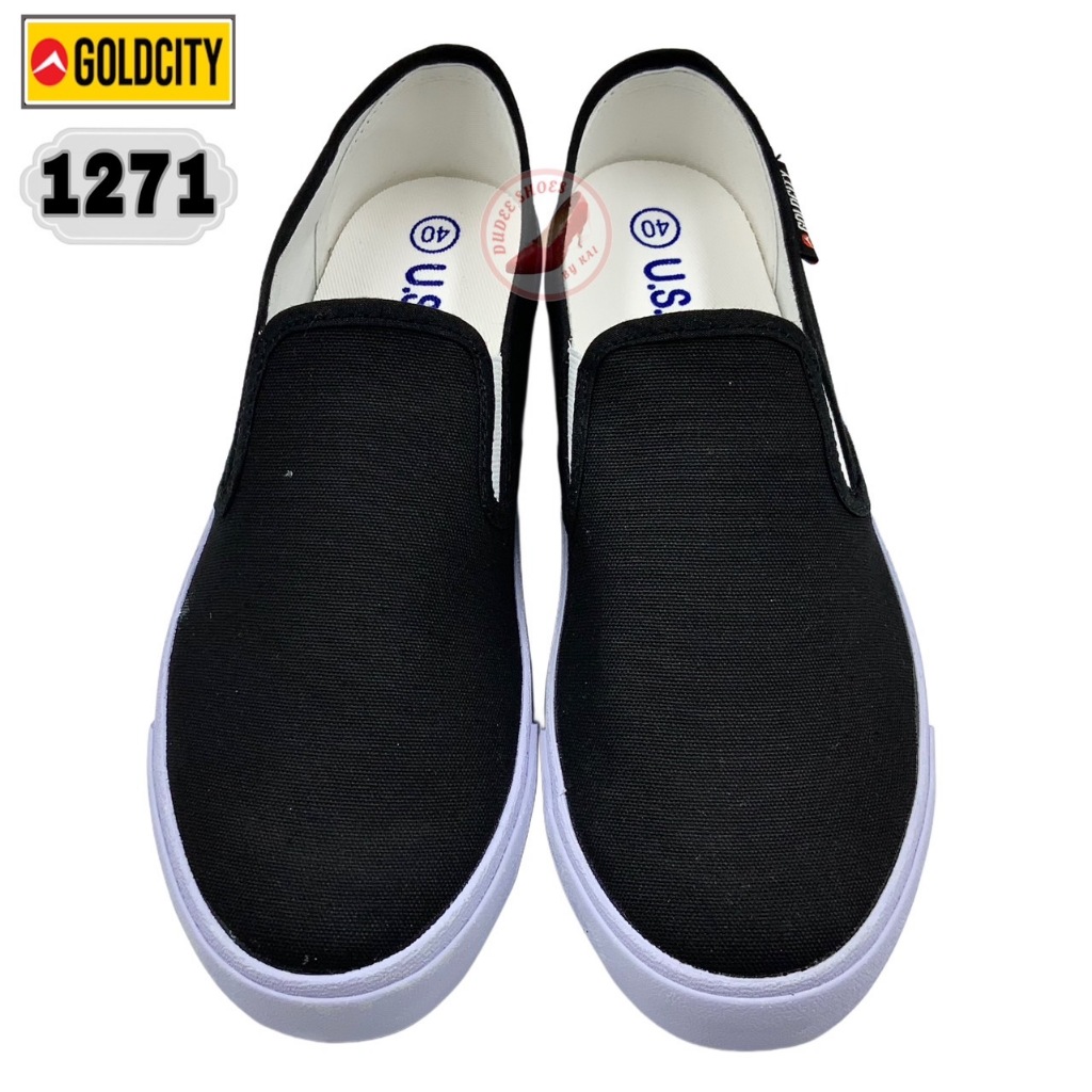 รองเท้าผ้าใบสลิปออน GOLDCITY (1271) (SIZE 37-45)