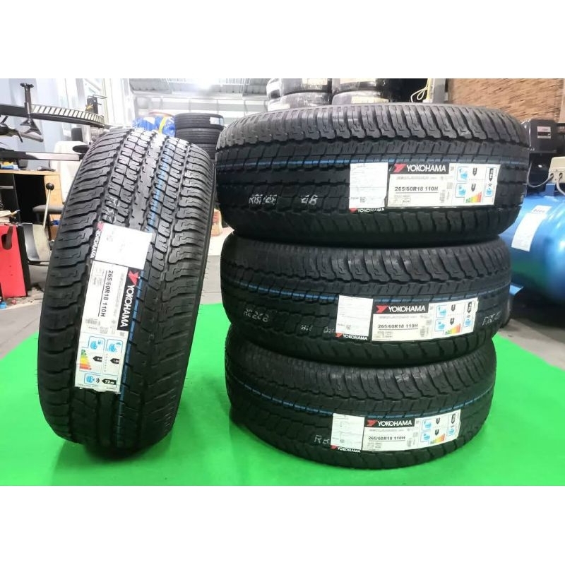 **ราคา 2 เส้น** ยางใหม่ค้างปี 265/60R18 Yokohama Geolandar G94 ผลิตปี 2025 ประกันบวม 2 ปี จัดส่งฟรี 