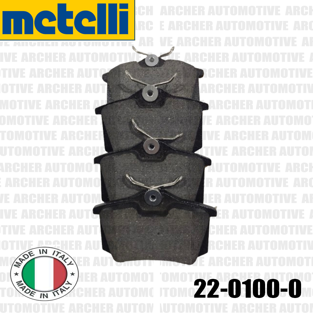 ผ้าเบรก หลัง (brake pad) SEAT Cordoba 1.8i ปี 1994, Toledo II 1.8i 20v, 1.9TDi ปี 1999 (15.2mm)