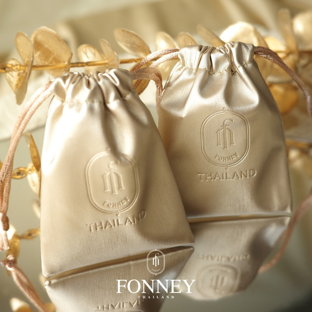 [ส่งด่วนฟรี]"Packaging" ถุงหนัง&กล่องชมพู แบรนด์Fonney