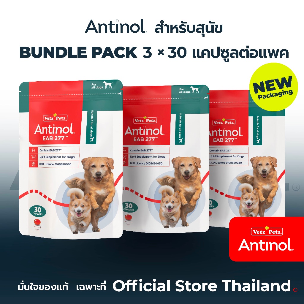 [Official Store] แอนทินอล Antinol® EAB 277™ Bundle Pack 3 กล่อง
