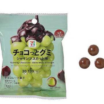 Gummy Choco - Shine Muscat Net. 30 กรัม จากญี่ปุ่น Exp.08/2025