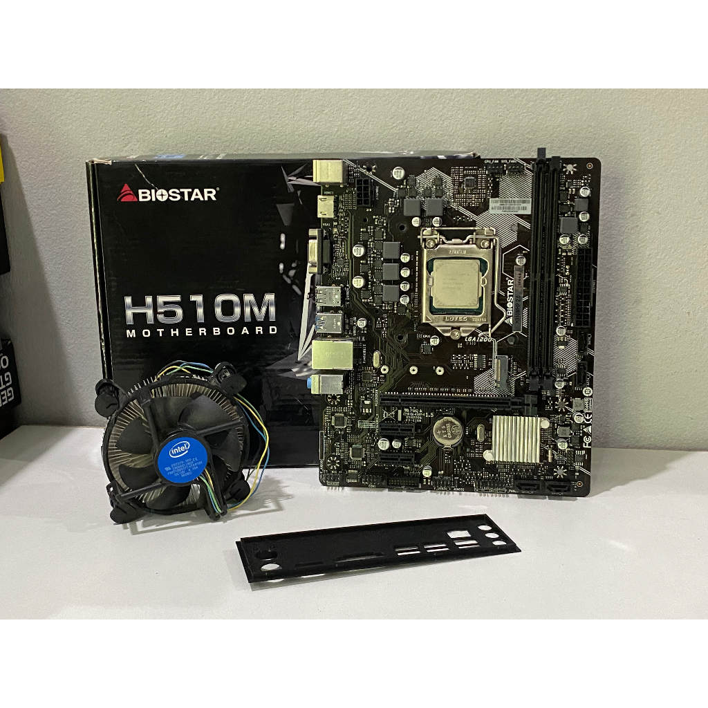 🔰ชุดเมนบอร์ด CPU i5-10400F+H510M HP มือสอง สภาพสวย🔰
