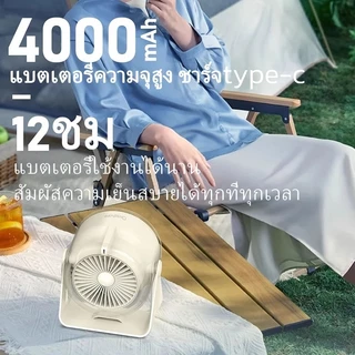 Orashre DF03 พัดลมพกพาสำหรับสำนักงานครู | หมุนได้ 180° | สามารถติดผนังและเดสก์ท็อปได้ |ลมแรงเงียบ | กะทัดรัด ดีไซน์สวย