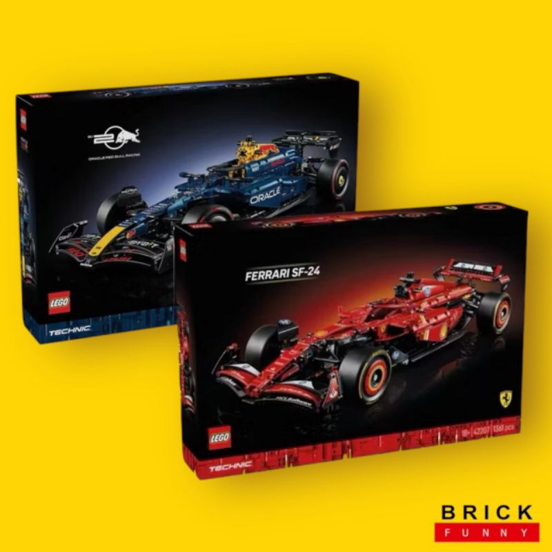 Lego Technic 42206 + 42207 Oracle Red Bull & Ferrari F1 Car เลโก้ ของแท้ใหม่  กล่องสวย ของแท้ 100%