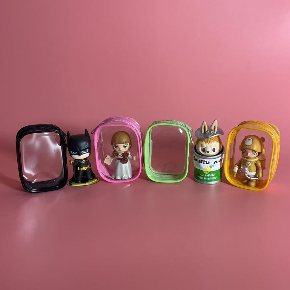 กันน้ำ กันฝุ่น กล่องโชว์ตุ๊กตา ขนาด 11cm กลม สำหรับแขวน กระเป๋าใส่ลาบูบู้ popmart กระเป๋าเก็บตุ๊กตา
