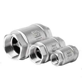 JK สปริงเช็ควาล์วสแตนเลส Spring Check Valve Stainless รุ่น SPC-14S เช็ควาล์วสแตนเลส ขนาด 1/2″ ถึง 2″