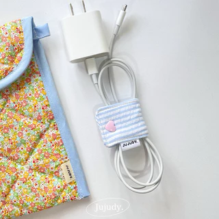ꔛ Cable holder 💌🫧 ที่รัดสายชาร์จ,หูฟัง น่ารักๆ🎧📧🫶🏻🐰 Jujudy.shop