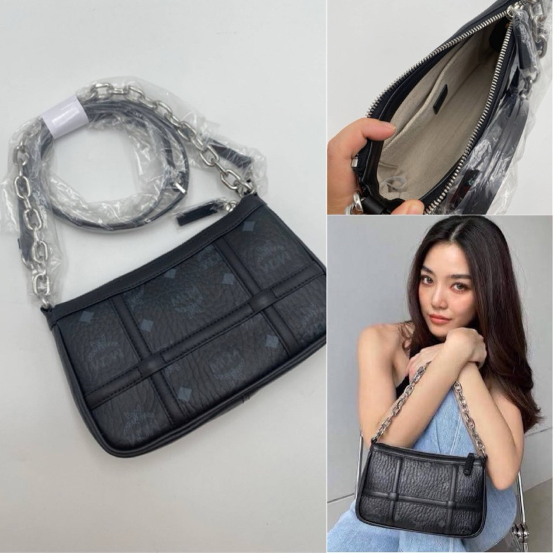 🖤🖤เข้าเพิ่ม🖤🖤 ของแท้ 💯% NEW  Mcm Delmy Shoulder Bag in Visetos