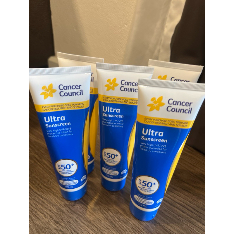 พร้อมส่ง กันแดด cancer council สูตร ultra 110 ml