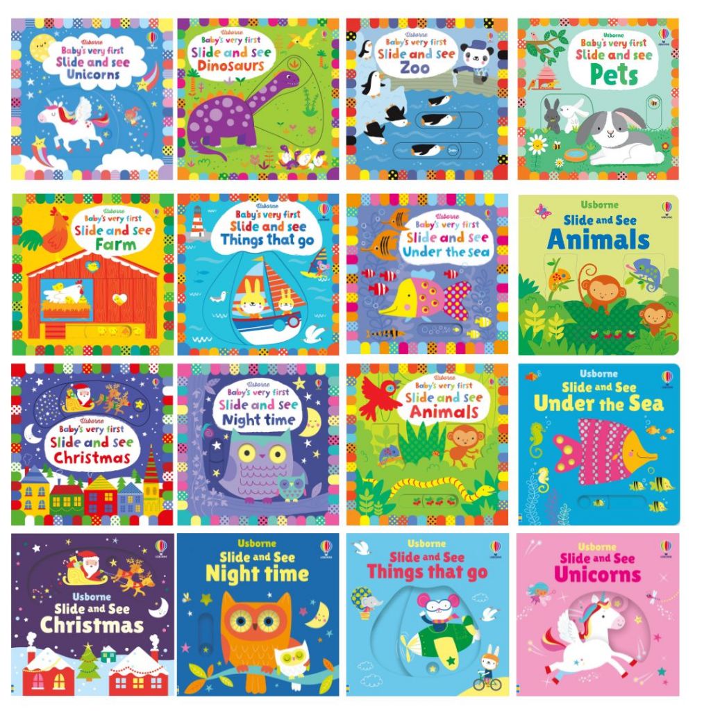Usborne Very First Slide and See Series