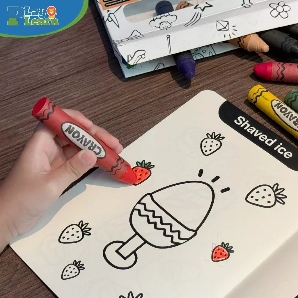 Play Plearn Kid สมุดระบายสี A5 Coloring Book A5 เหมาะสำหรับเด็ก 2 ขวบขึ้นไป thumbnail 6