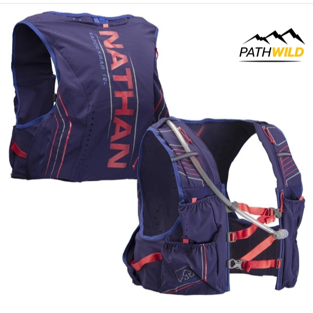 NATHAN VAPORKRAR 2 INSULATED 12L เป้น้ำขนาด 12 ลิตร สี ASTRAL AURA / DEEP ULTRAMARINE / HIBISCUS