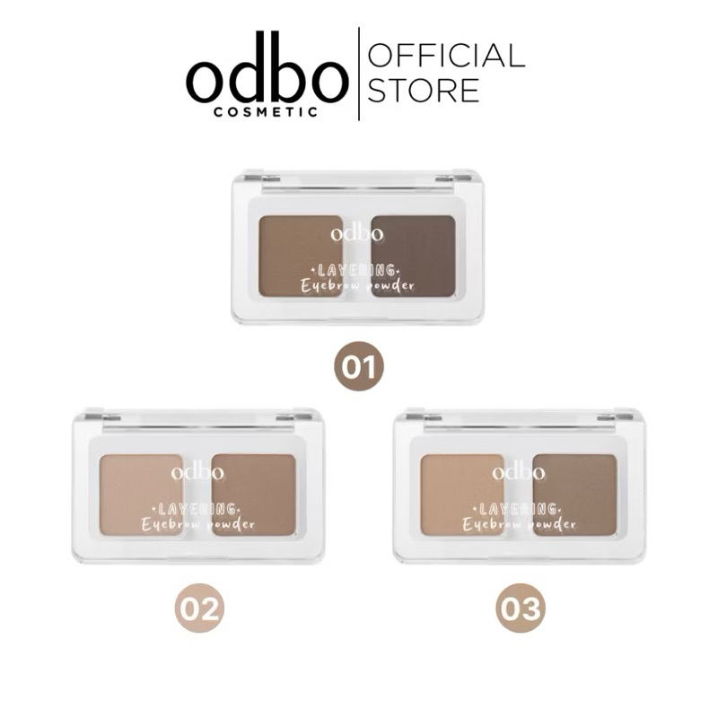 ODBO LAYERING EYEBROW POWDER - OD7018