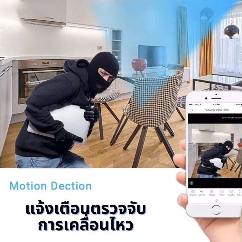 【ซื้อ 1 แถม 1 กล้องวงจร CCTV】Camera 4.0ล้านพิกเซลกล้องวงจรปิดไร้สาย Full HD กล้องวงจรปิด night vision การตรวจจับการเคลื
