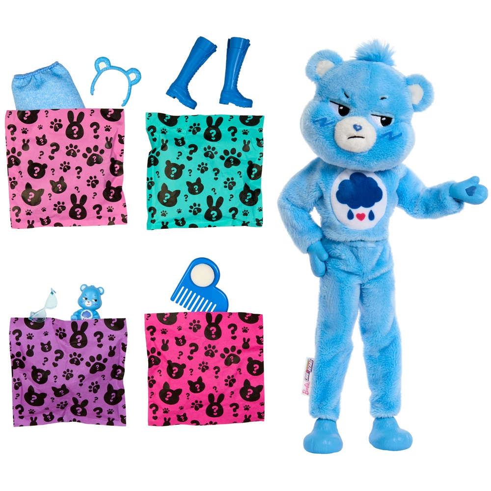 Barbie دمية Cutie Reveal ‏Care Bears — صورة 7