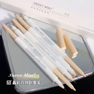 ปากกาอายไลเนอร์ อายแชโดว์ ไฮไลท์ เนื้อแมตต์แบบสองหัว SWEETMINT -- ZP261