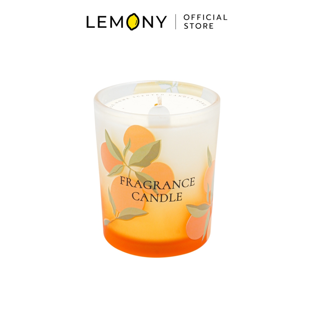 LEMONY LZ05J Aromatherapy Candle (Camellia) เทียนหอมอโรม่า กลิ่นดอกคามีเลีย ขนาด 100 กรัม