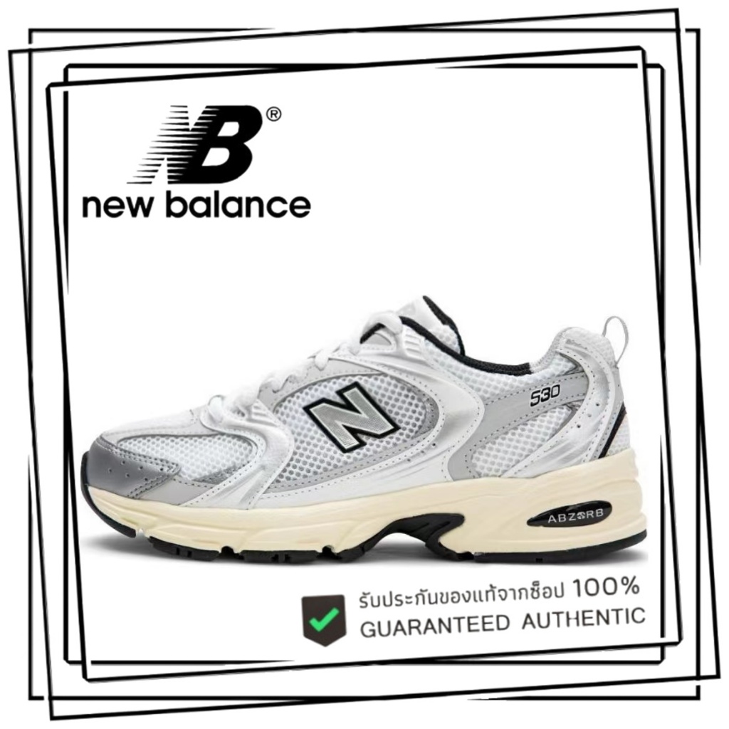 ✨(ของแท้ 100 % ) New Balance 530 MR530TA สีขาวเทา