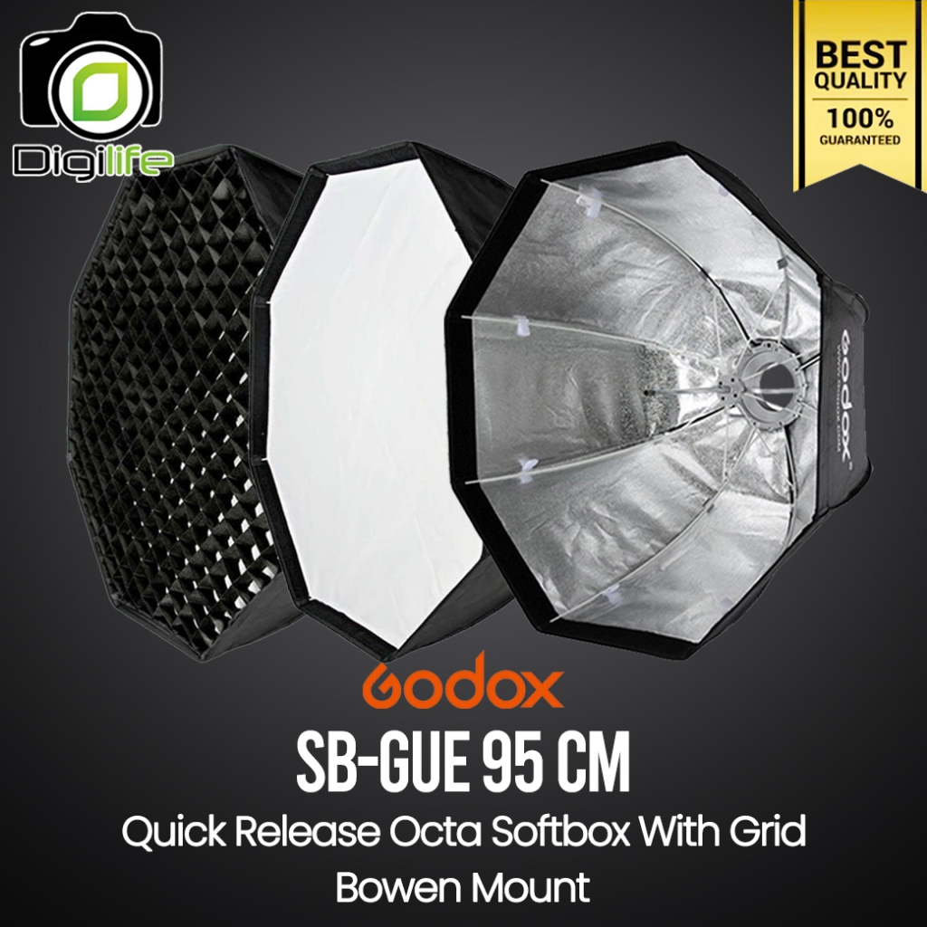 Godox Softbox SB-GUE 95 cm. Quick Release Octa Softbox With Grid ( Bowen Mount ) / Digilife Thailand