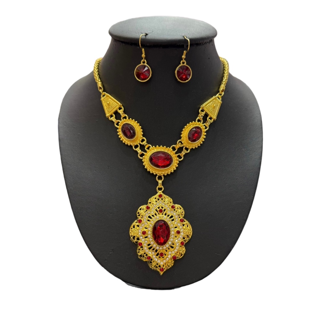 Accessories เครื่องประดับชุดไทย สร้อยเพชร ชุดล้านนา ชุดสร้อยคอพร้อมต่างหู
