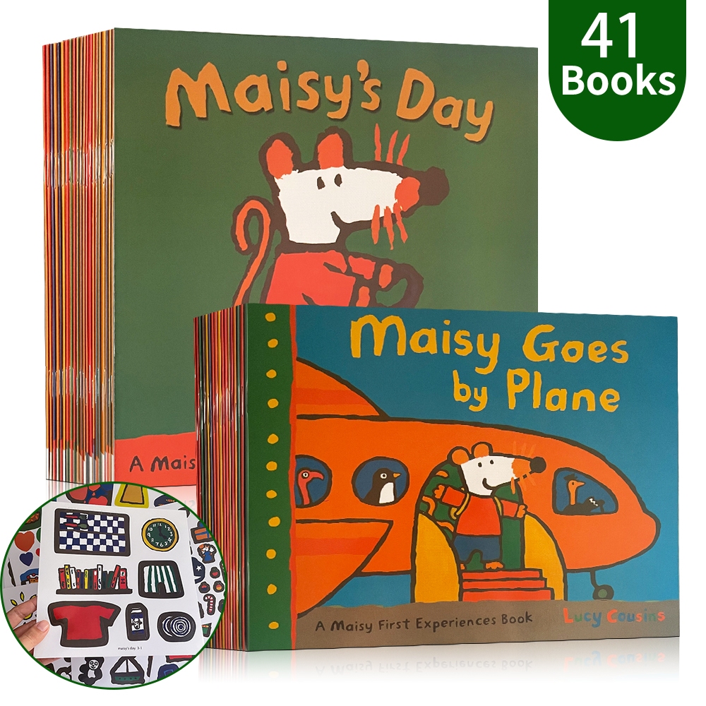 41 Books Maisy Mouse English Story Book for Kids Baby Montessori Educational Picture Books Bedtime Reading Book