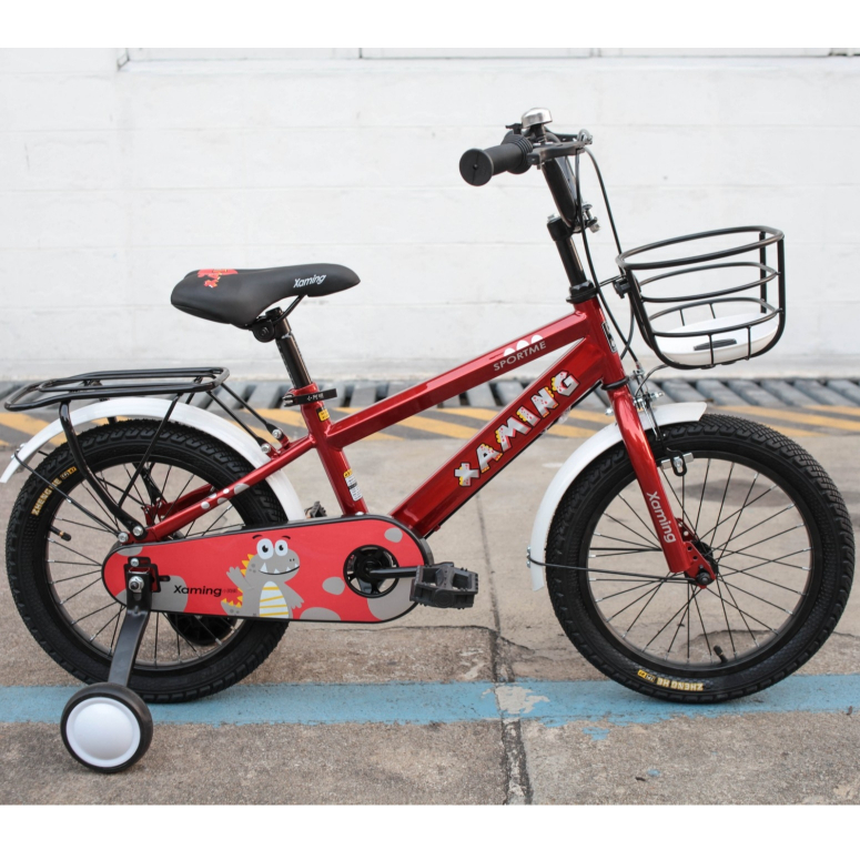 Xaming Dinosaur จักรยานเด็ก ล้อ 16 และ 18 นิ้ว ลายการ์ตูน สำหรับเด็ก ขี่ได้ทั้งหญิงและชาย เลือกลายได